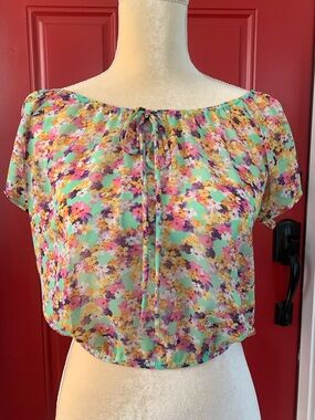 Light Summer Flowered Shirt